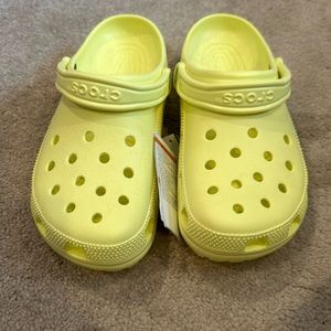 Yellow NWT Classic Crocs
